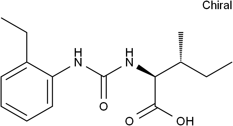 2s3r22ethylphenylcarbamoylamino3methylpentanoicacid
