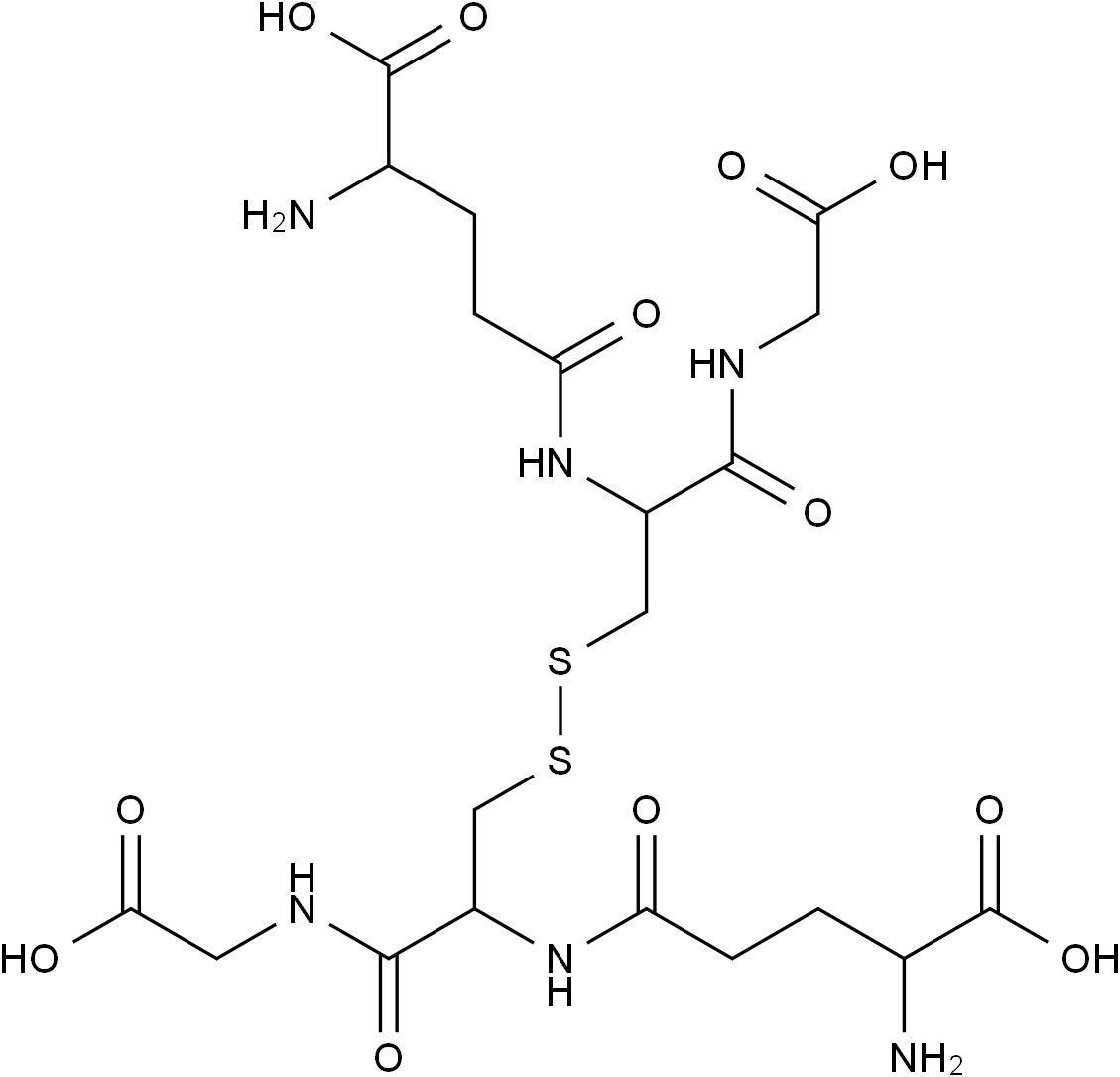 27025-41-8_L-谷胱甘肽(氧化型);Glutathione oxidized form_KingDraw化合物百科